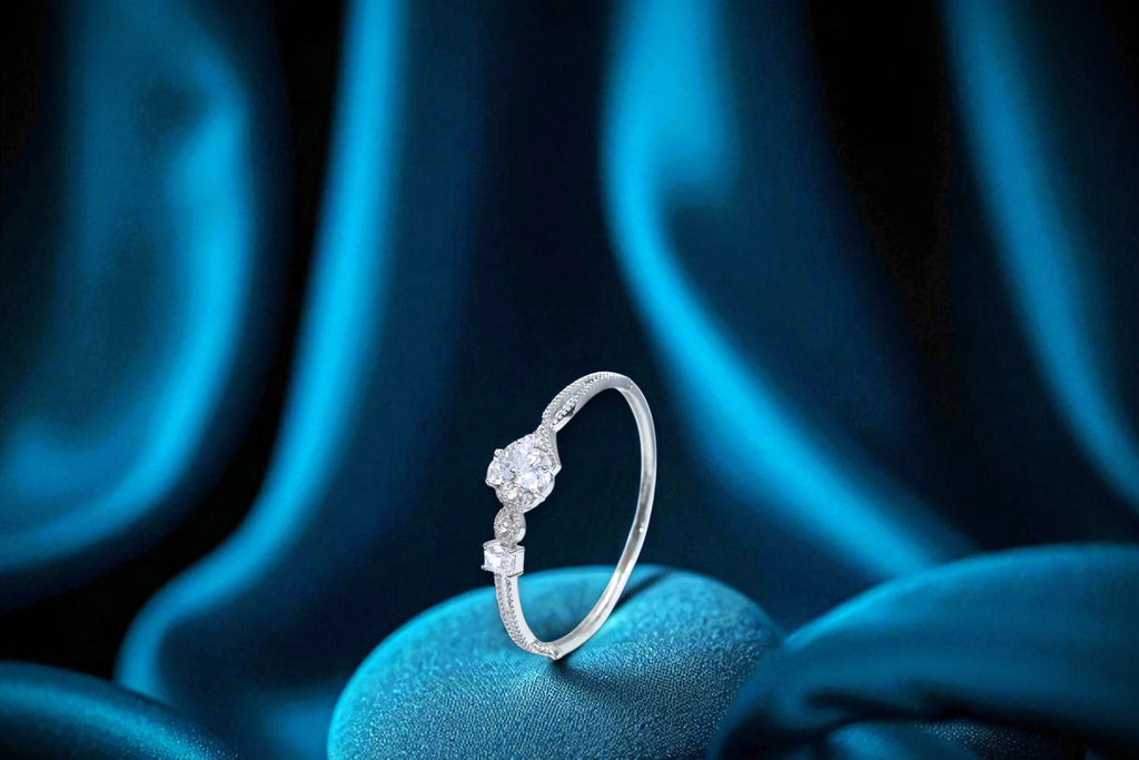 ✨ 🤍 Timeless Solitaire Diamond 💎 Bracelet in Sterling Silver 💫