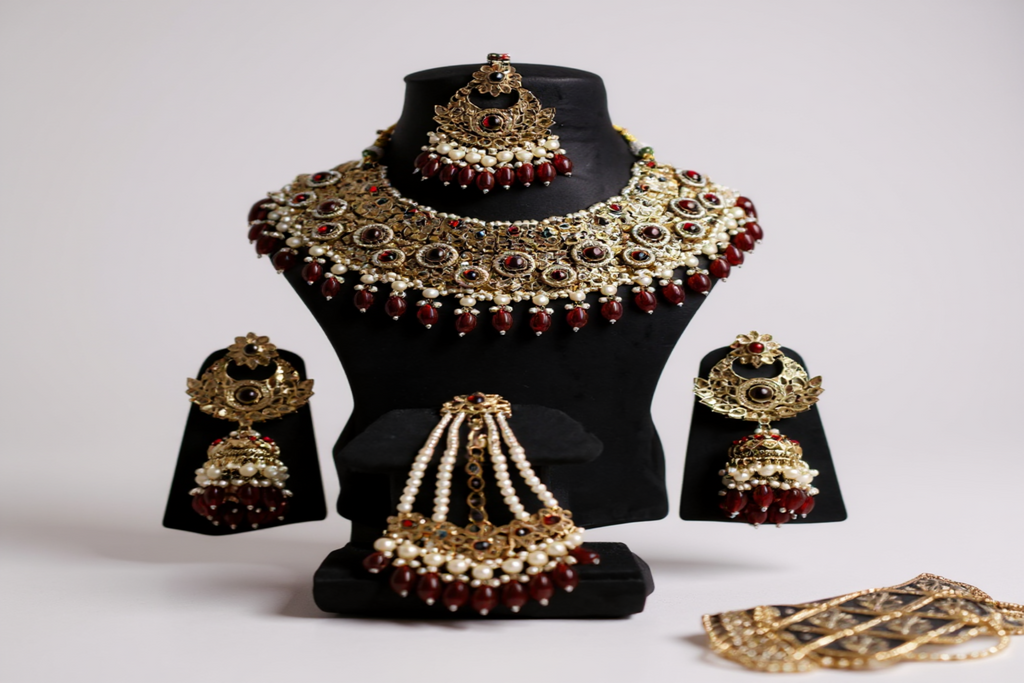 👑 Royal Bridal Jewelry Set 👑