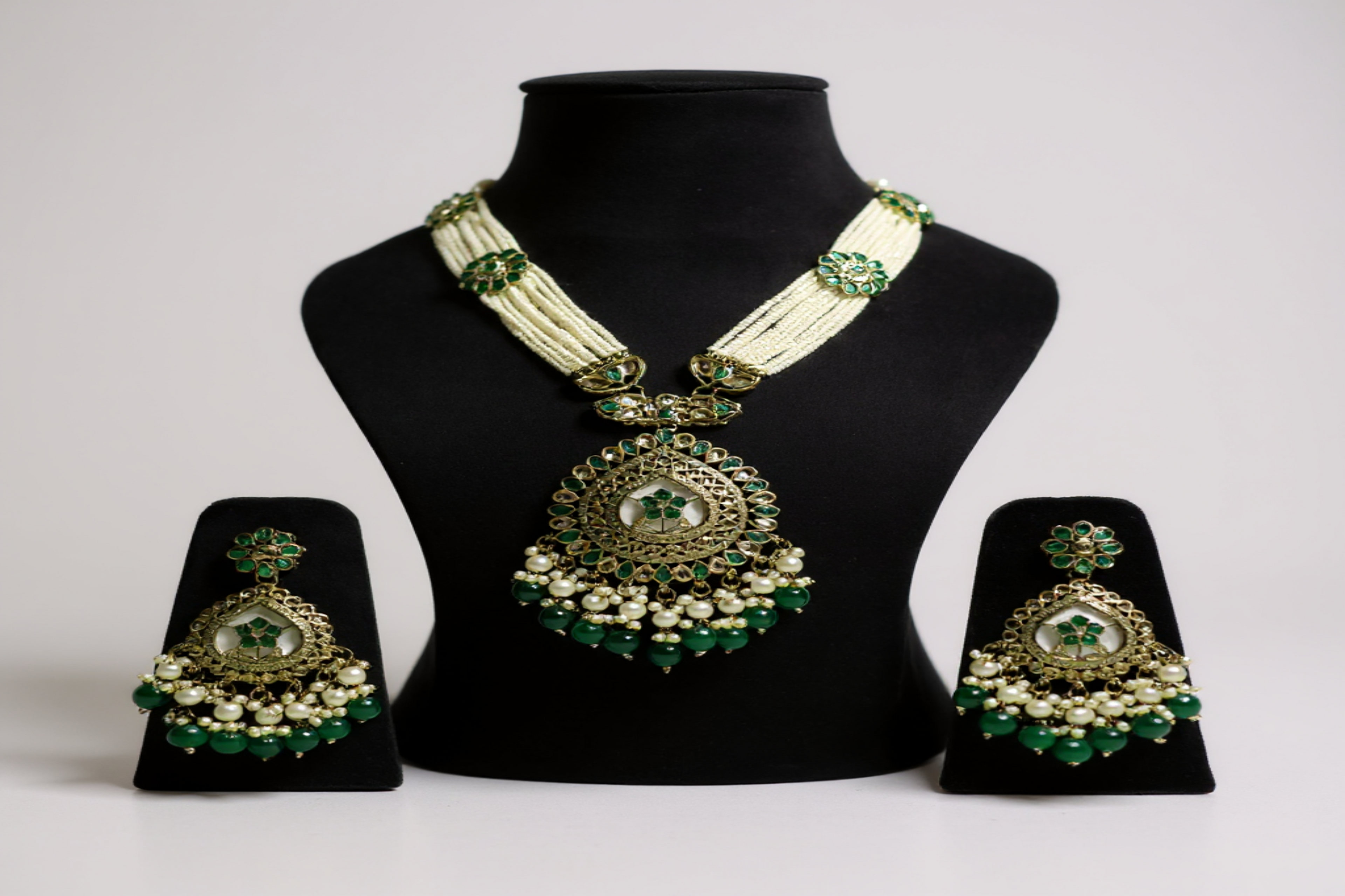 💚 Royal Emerald Pearl Set 💚