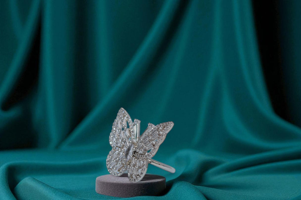 🌸 Apsara Silver Butterfly Ring 💍