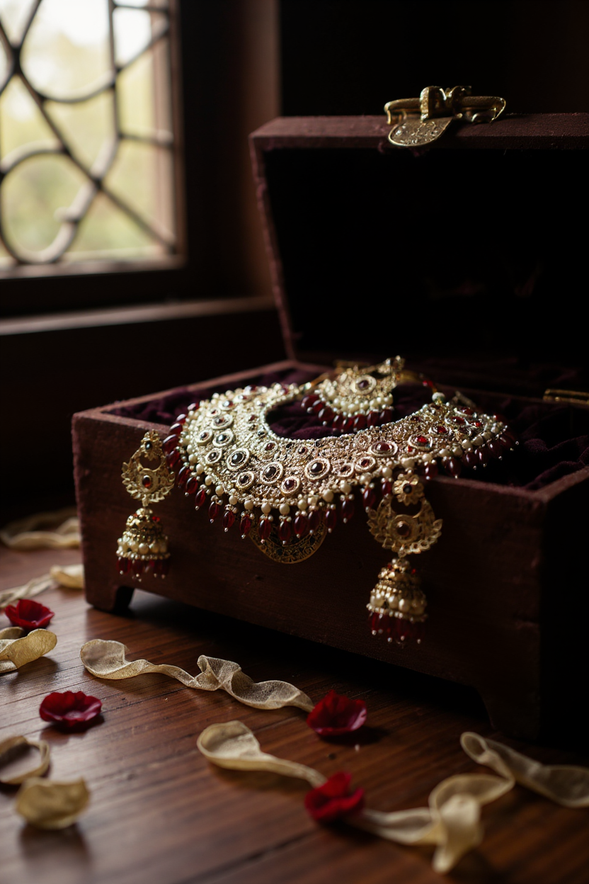 👑 Royal Bridal Jewelry Set 👑