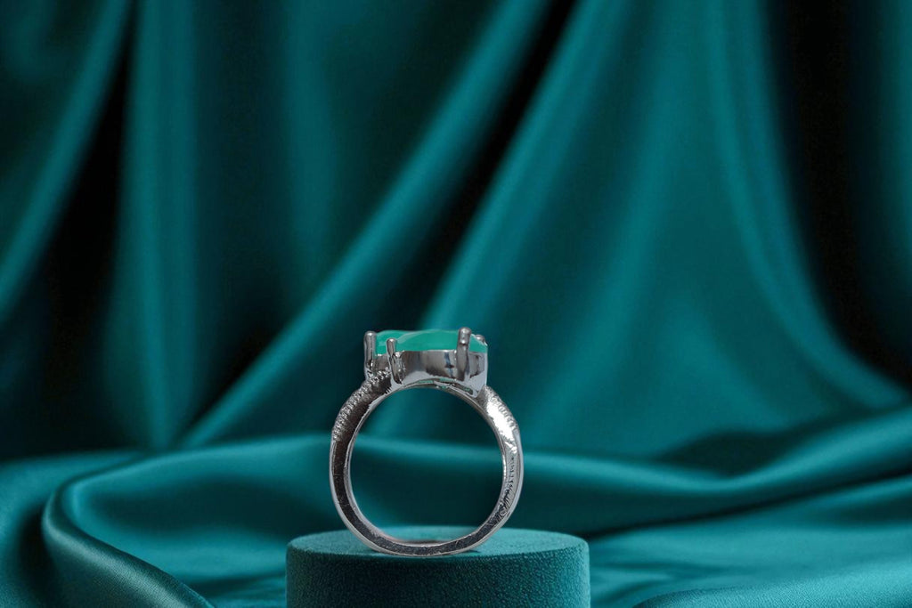 💚 Royal Aqua Twin Gemstone Ring 💍
