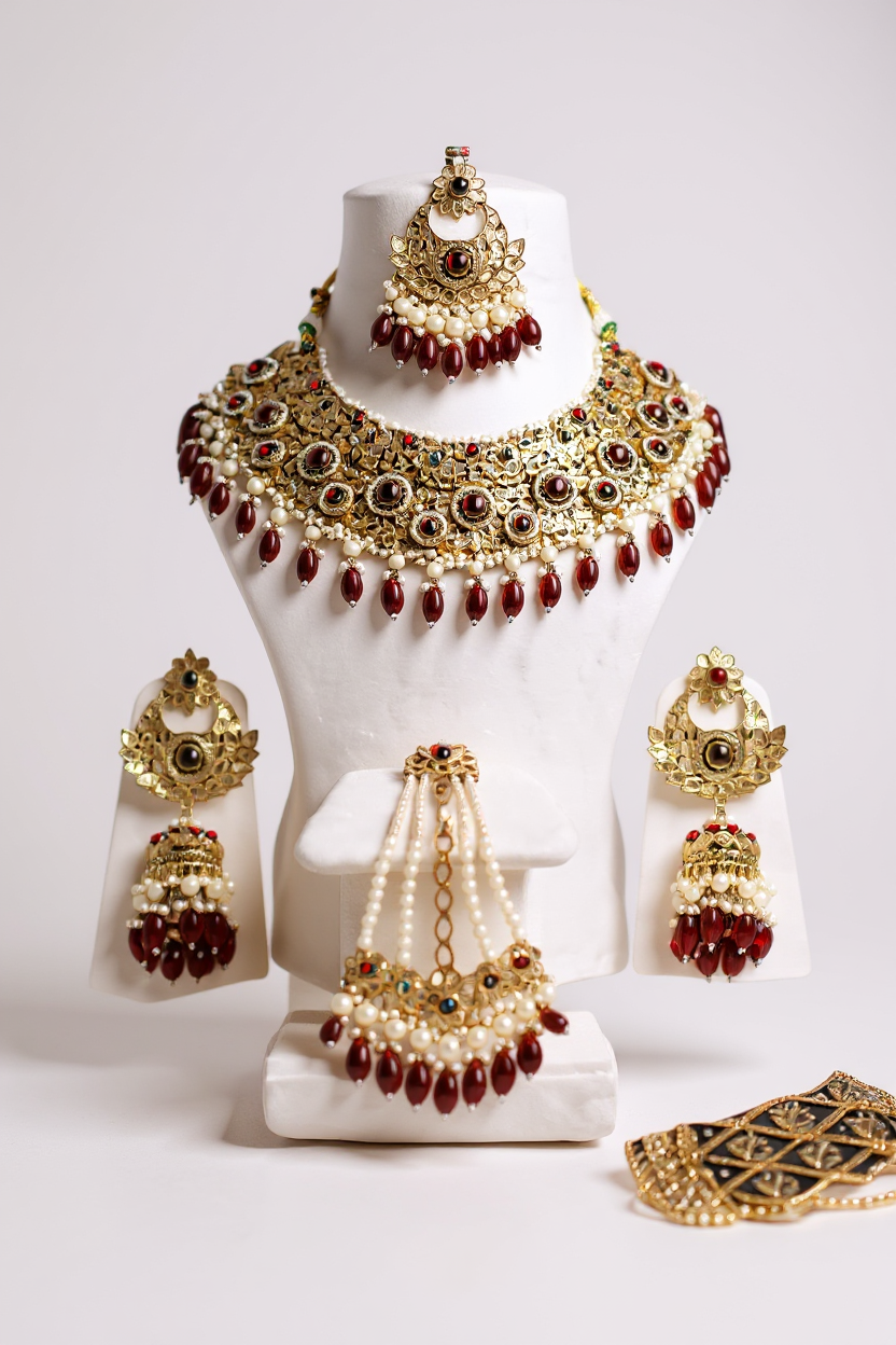 👑 Royal Bridal Jewelry Set 👑