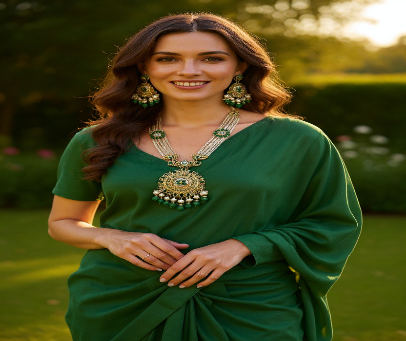 💚 Royal Emerald Pearl Set 💚