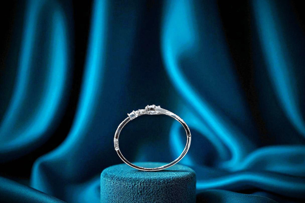 ✨ 🤍 Timeless Solitaire Diamond 💎 Bracelet in Sterling Silver 💫